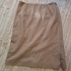 Wool blend skirt